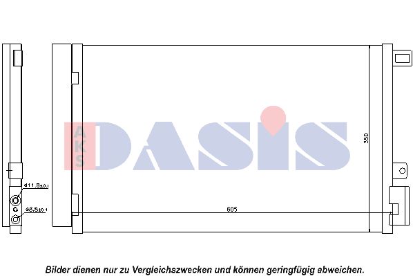 AKS DASIS Lauhdutin, ilmastointilaite 082047N